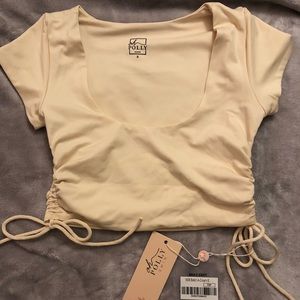 Oh Polly Bikini Top - ruched t shirt bikini